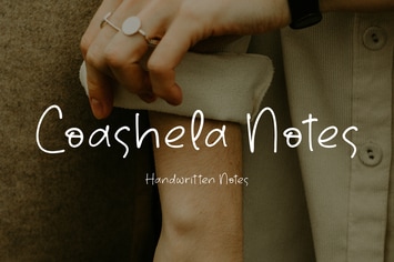 Coashela Notes Handwritten Font