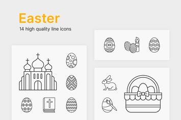 Easter Icons 
