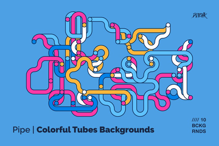 Pipe | Colorful Tubes Backgrounds