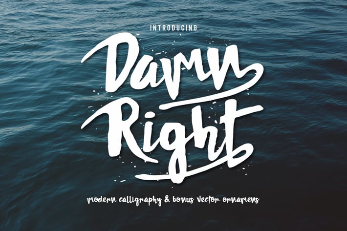 Damnright Typeface