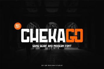 Chekago -  Thick & Tall Font