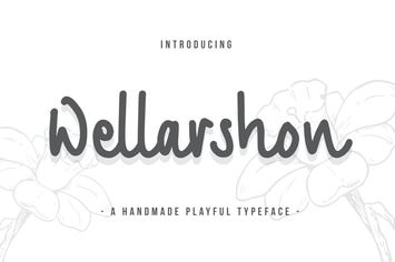 Wellarshon - A Handmade Playful Typeface