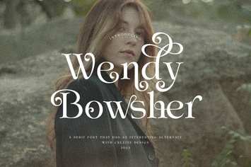 Wendy Bowsher Stylish Serif