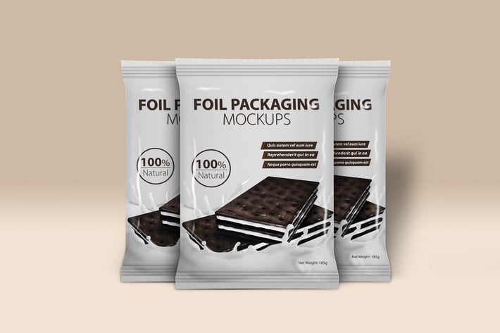 Foil Packaging Mockups Vol.2