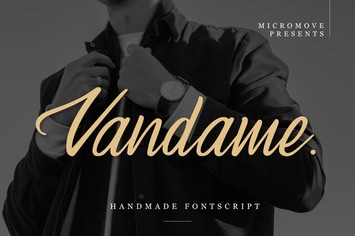 Vandame - Fontscript