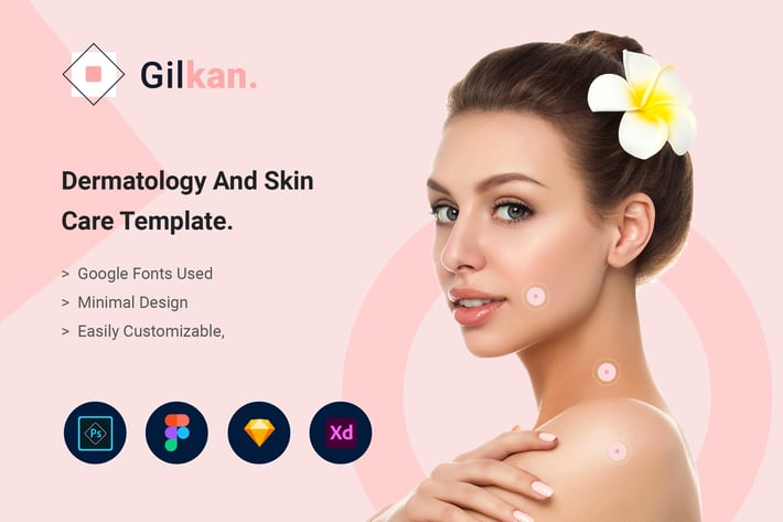 Gilkan - Dermatology and Skin Care Template