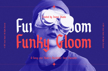 Funky Gloom - Fancy Blackletter