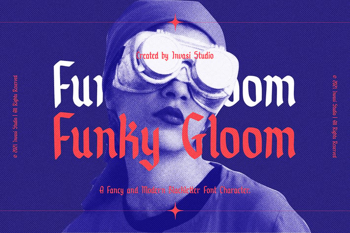 Funky Gloom - Fancy Blackletter