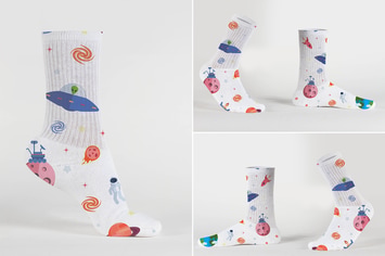 Unisex Socks Mockup