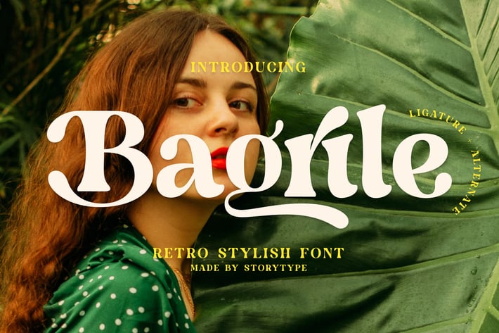 Bagrile Retro Stylish Font
