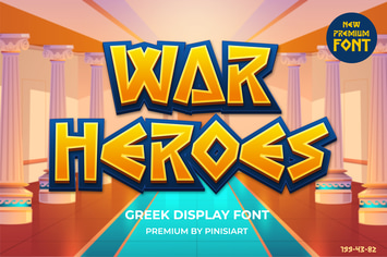 War Heroes - Gaming font