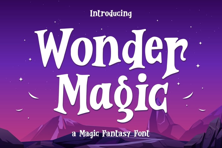 Wonder Magic – a Magic Fantasy Font