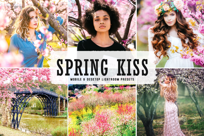 Spring Kiss Mobile & Desktop Lightroom Presets