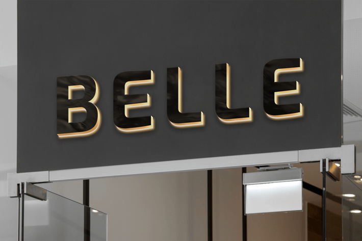 3d Logo Sign Mockup #4