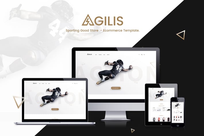 Agilis - Sport Good Store PSD Template