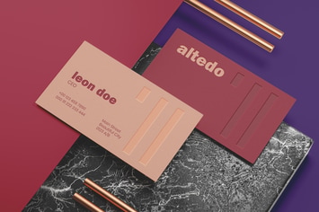 Elegant Business Card Mockup Template
