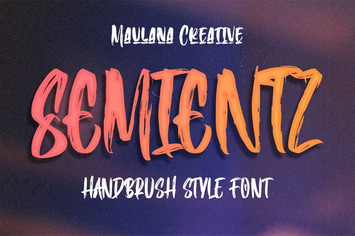 Semientz Handbrush Style Font