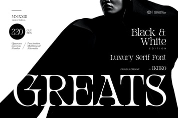 Greats - Luxury Serif Font