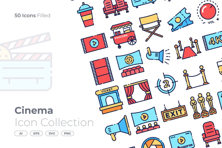 Cinema Filled Icon