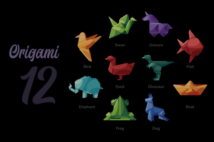 Origami - Illustration Sets