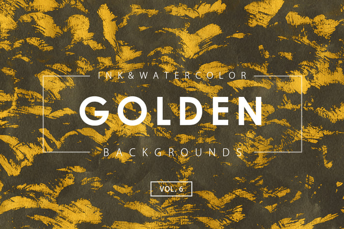 Golden Ink Backgrounds 6