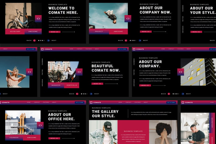 COMATE Powerpoint Template