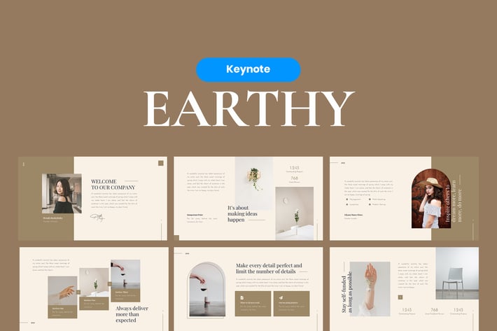 Earthy Elegant Keynote Template