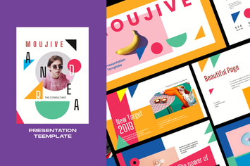 MOUJIVE - Pastel Color Keynote Presentation 