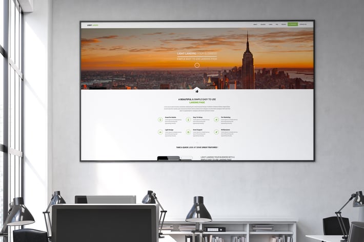  Light Landin Multipurpose Parallax Landing Page 