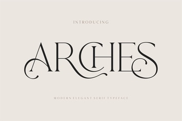 ARCHES Modern Serif Typeface