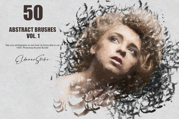 50 Abstract Brushes - Vol. 1