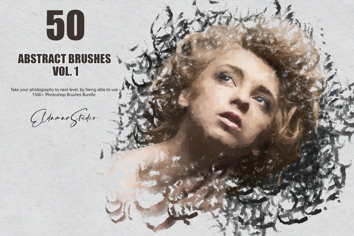 50 Abstract Brushes - Vol. 1