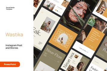 Wastika - Fashion Catalog Instagram Kit Powerpoint