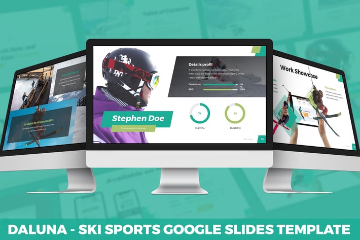 Daluna - Ski Sports Google Slides Template