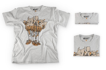 Heather T-Shirt Presentation Mockup