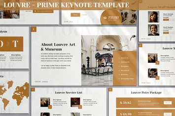 Louvre - Prime Keynote Template