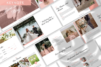 Love Bride Story - Wedding Keynote Template