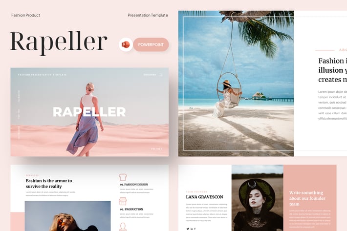 Rapeller - Fashion PowerPoint Template