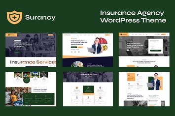 Insurance Agency Company WordPress Theme - Surancy