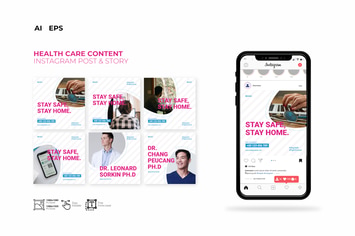 Korona Medical Health Instagram Template