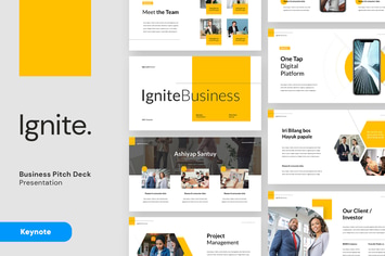 IGNITE - Business Pitch Deck Keynote