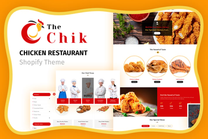  Chik | Chicken Restaurant Shopify Store 