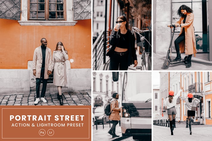 Portrait Street Action & Lightrom Presets