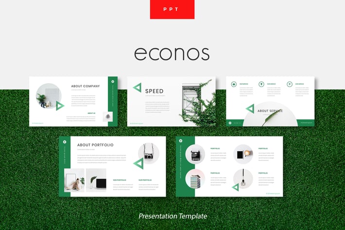 Econos - Creative Powerpoint Presentation Template