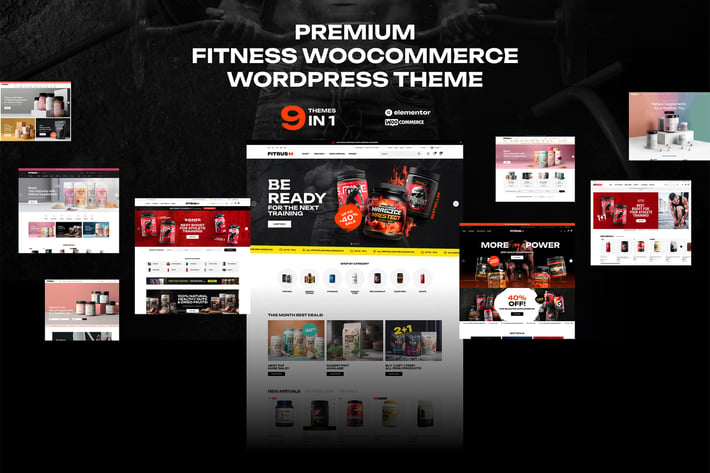 Fitrush - Health Supplements WordPress Theme