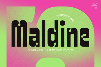 Maldine – Inktrap Font