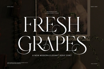Fresh Grapes Modern Serif Font