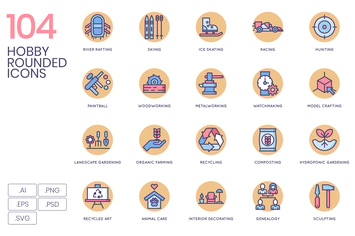 104 Hobby Icons