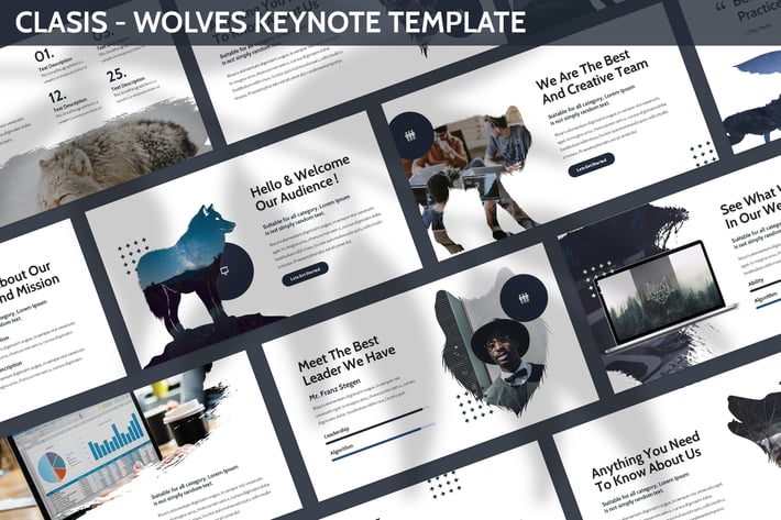 Clasis - Wolves Keynote Template
