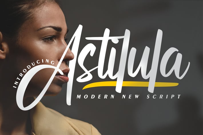 Astilula | Modern New Script Font